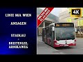 Linie 86A Wien Ansagen – Stadlau – Breitenlee, Arnikaweg | Wiener Grantler