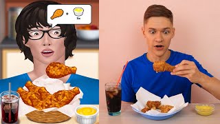 Mega Mukbang Game - My Parody [Fried Chicken] screenshot 2