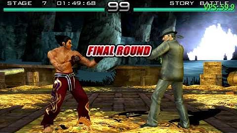 Tekken 5 Dark Resurrection on a PSP Emulator