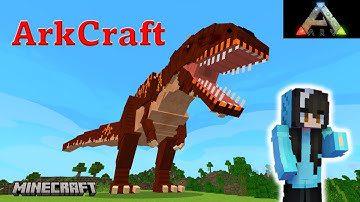 ArkCraft Epi. 1:  I am TROLLED by DINOSAURS in Minecraft | Ark Survival Evolved