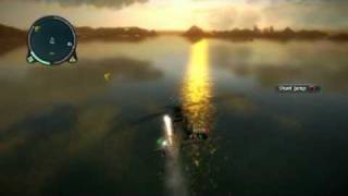 Just Cause 2 chasing missiles