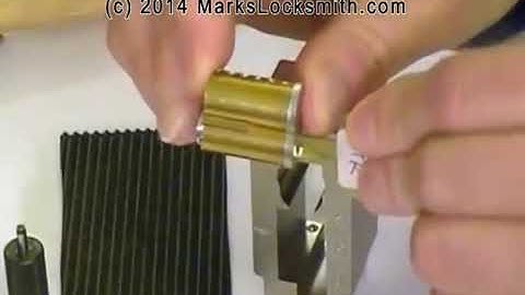 How to Rekey the Interchangeable Core (ICC) lock using The Lab Interchangeable Core Annex