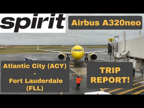Video: Ali Spirit Airlines leti v Atlantic City?