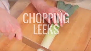 Chopping Leeks