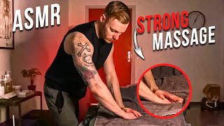 ASMR | Strong Massage at the Clinic - Real Massage Therapist does ASMR - Male whispering