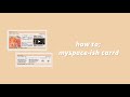 interactive myspace-ish carrd tutorial!