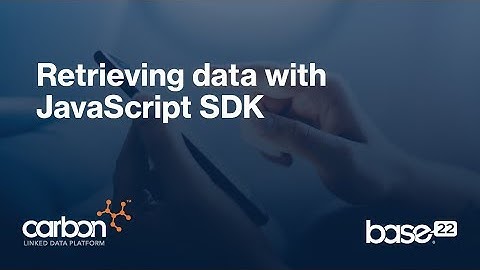 Retrieving Data with JavaScript SDK