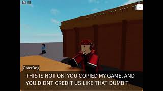 Tds:bf vs Tb:bf! ESTEBAN_BENDY is going soft on OsterDog! | ROBLOX Ace Attorney screenshot 1