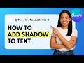 How to Add Shadow to Text in Canva [Quick Guide]