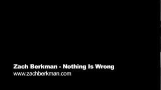 Video thumbnail of "Zach Berkman - Nothing Is Wrong"