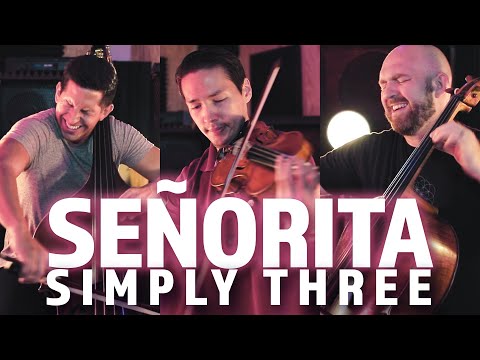 señorita---shawn-mendes-&-camila-cabello-(violin/cello/bass-cover)---simply-three-|-studio-sessions