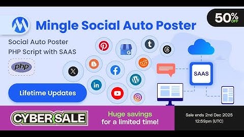 Mingle SAAS v5.5.8 - Social Auto Poster & Scheduler PHP Script - nulled