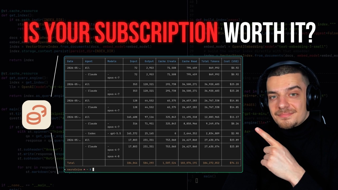 This tools shows you how much you spend on tokens...