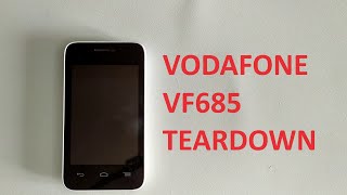 Mobile Phone Teardown - 04 : Vodafone VF685 (Smart for fun)