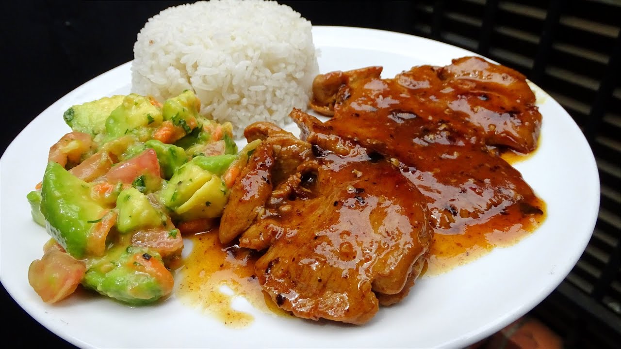 Como preparar CARNE DE CERDO CON SALSA DE NARANJA 🍊