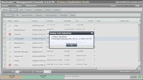 Revinetix - Exchange 2003 Client Config and Mailbox Restore