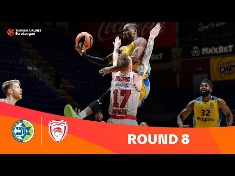 Maccabi-Olympiacos | Round 8 Highlights | 2023-24 Turkish Airlines EuroLeague