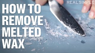 How to Remove Melted Wax Out From Fabric | Real Simple