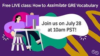 FREE GRE Live Class - How to Assimilate GRE Vocabulary screenshot 2