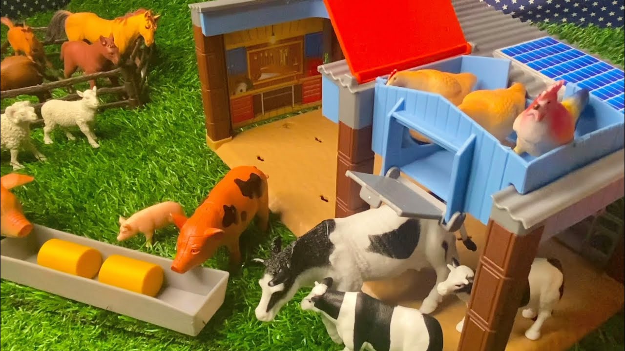 Farm Animal Toys - Learn Farm Animals Sounds and Names for Kids! - YouTube