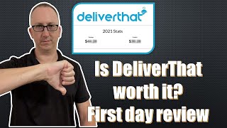 Is DeliverThat worth it? First day review: How much did I make?