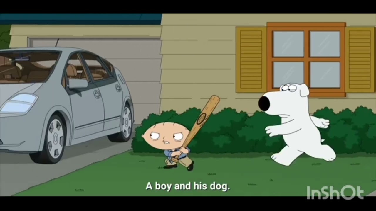 Family guy stewie take revenge . destroy Brian's car . YouTube