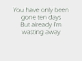 I Miss You (Acoustic) - Incubus (LYRICS)