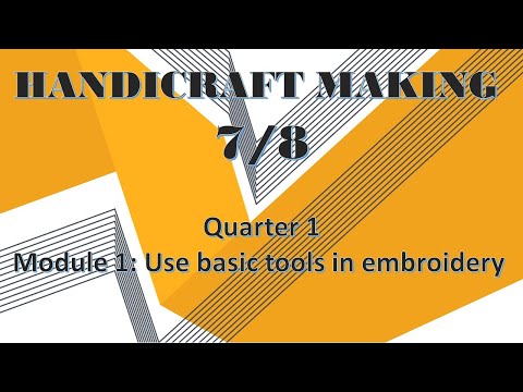 TLE 7/8 Handicraft Module 1