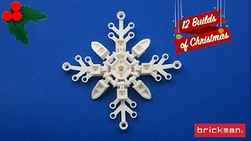 12 Builds of Christmas: Build 3 LEGO® Snowflake