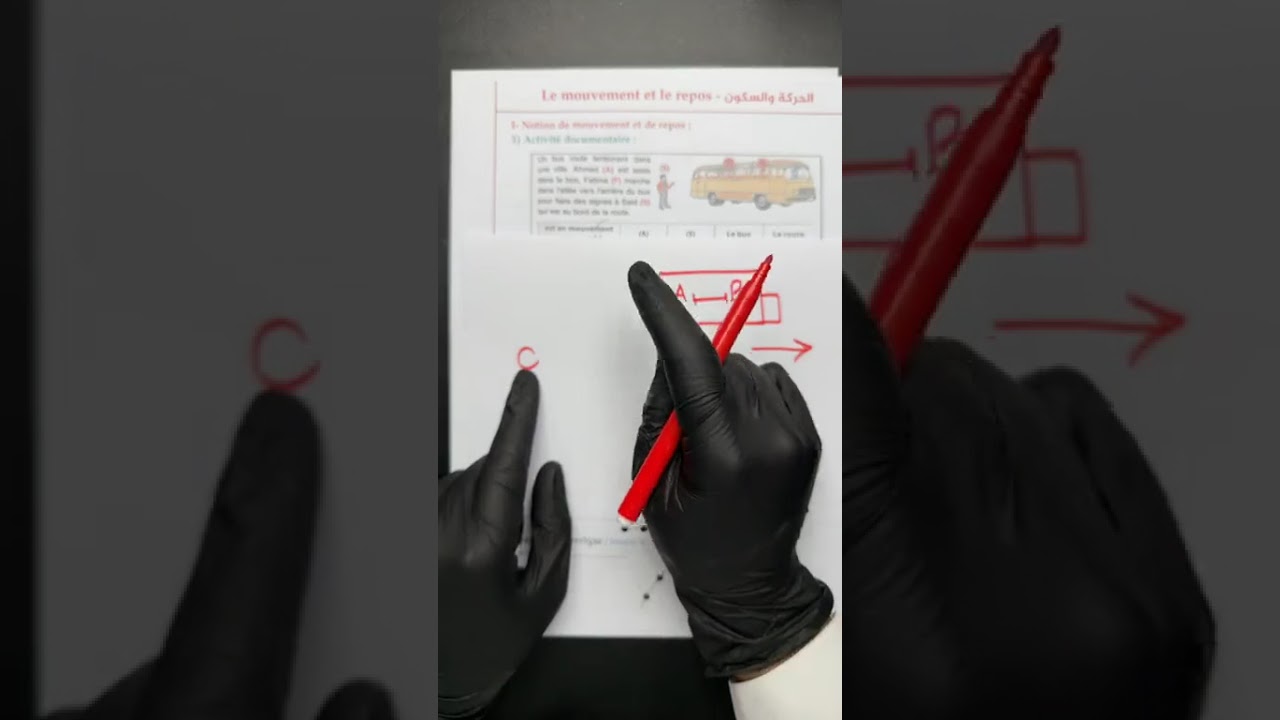 الثالثة إعدادي - Le mouvement et le repos