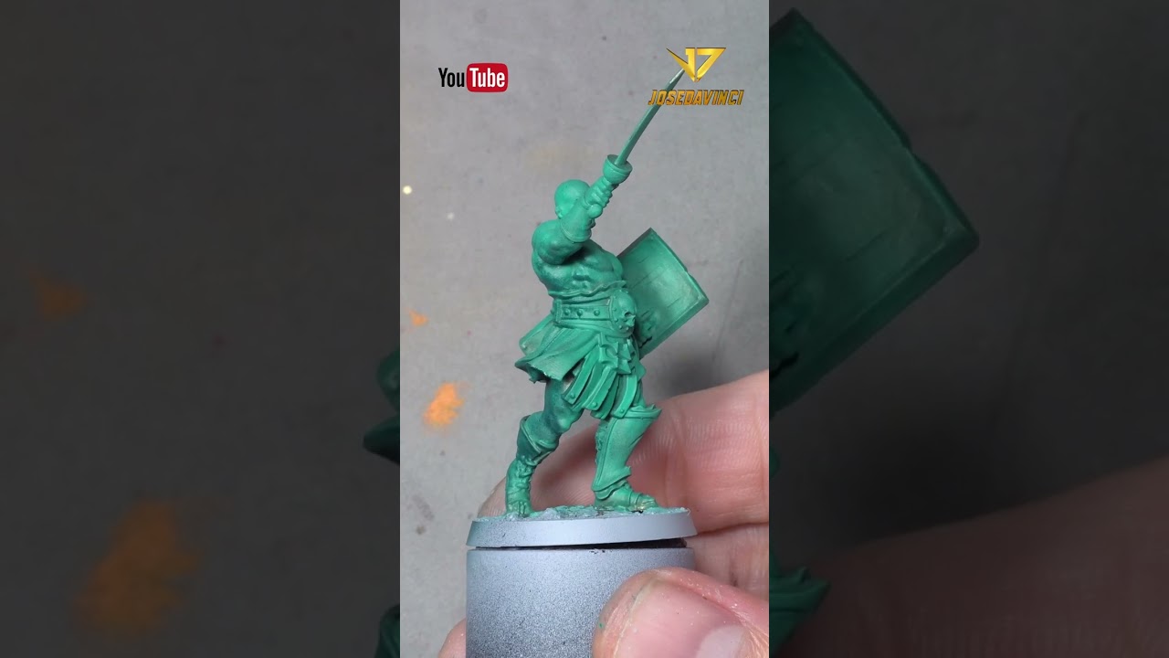 Paint miniatures: old bronze