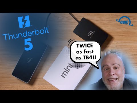 Thunderbolt 5 is REAL: Next-Gen Speed & Game-Changing Connectivity with the Envoy Ultra SSD | OWC - video from OWC
