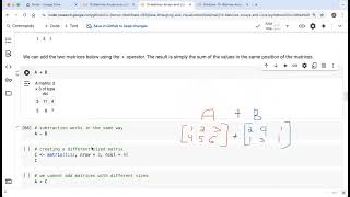 Adding and Subtracting Matrices in R