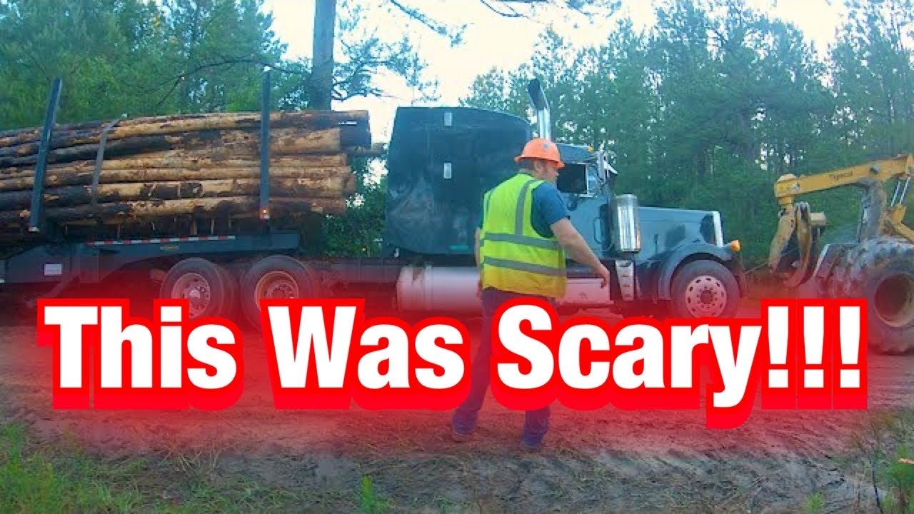 Did We Turn The Peterbilt Log Truck Over?!?