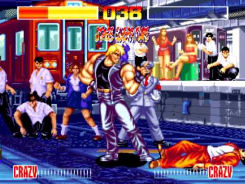 Aggressors of Dark Kombat (Arcade/Neo Geo MVS) Playthrough as Leonhart