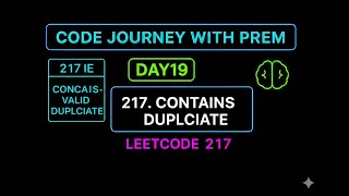 LeetCode 217 -  Contains Duplicate | JavaScript Solution | DSA Series Day 18