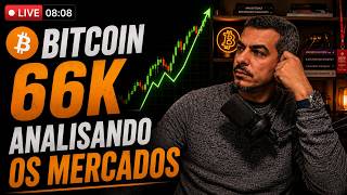 Bitcoin 66k - Analisando Bitcoin e Altcoins Agora - Analisando os Ações Mercados e ETFs