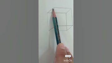 How to draw 3D cube #lifeisbutadream #art #artist #birthday #drawing #easy #shortvideo #3d #1million