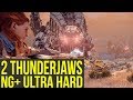 Horizon Zero Dawn New Game Plus ULTRA HARD VS 2 Thunderjaw (Horizon Zero Dawn tips and tricks)