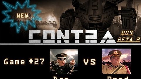 C&C Generals ZH Contra 009 Beta 2 Random match #27