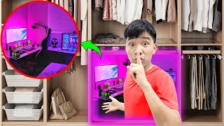 PHD | Căn Phòng Bí Mật Trong Tủ Quần Áo | Secret Room In The Closet