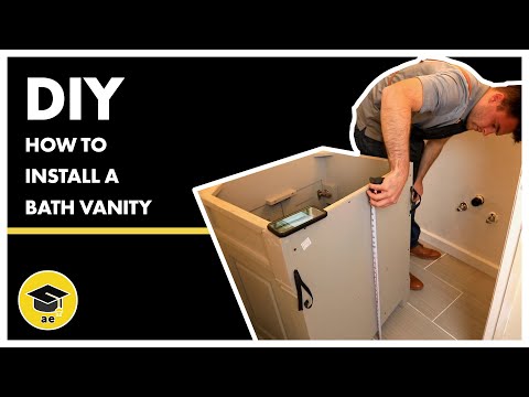 How to Install A Bathroom Vanity