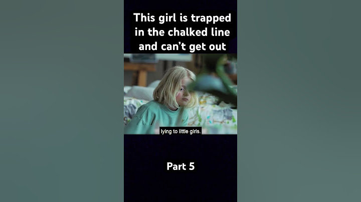 This girl is trapped in the chalked line and can’t get out #shorts #recap #movie