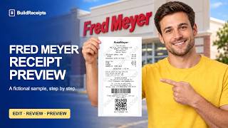 Fred Meyer Receipt Preview Tutorial | BuildReceipts