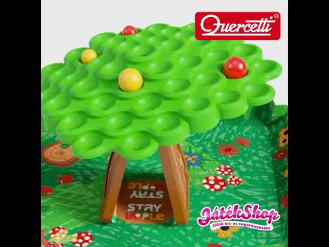 Quercetti: Stay Apple billegő almafa ügyességi játék video