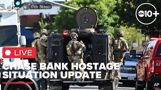 Bakersfield police hold press conference on Chase Bank hostage situation