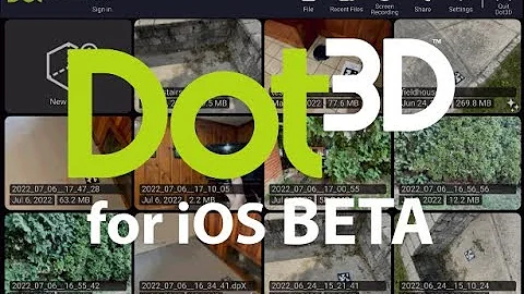 Dot3D for iOS LiDAR: Beta Tutorial