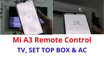 Mi A3 Remote Control : TV, Set top box & AC
