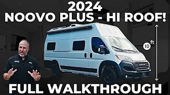 2024 Noovo Plus Class B Van | Ram ProMaster 3500 Chassis | First Super High Van Roof! | *FULL TOUR* thumbnail