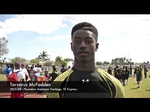 Tarvarus McFadden '15 : American Heritage, SF Express (FL) Interview - AIRO/IMG 7v7